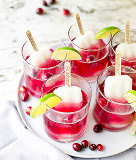 Outshine cranberry lime spritzer