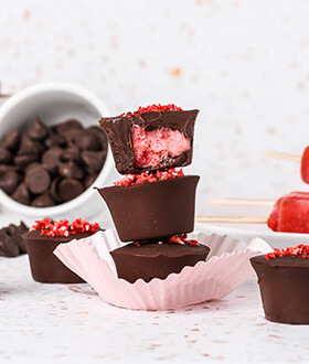 Outshine strawberry frozen truffles