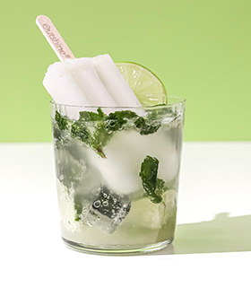 Outshine lime mojito mocktail