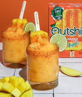 Outshine mango tajin frozen mocktail