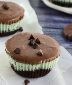 Dreyer's mint ice cream cookie cups