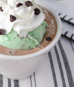 Dreyer's mint chocolate chip mocha