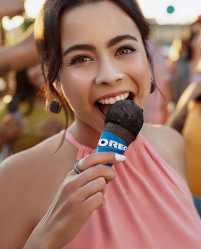 OREO® AMERICA’S FAVORITE COOKIE® as a yummy frozen treat.