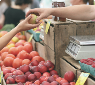 The farmers market