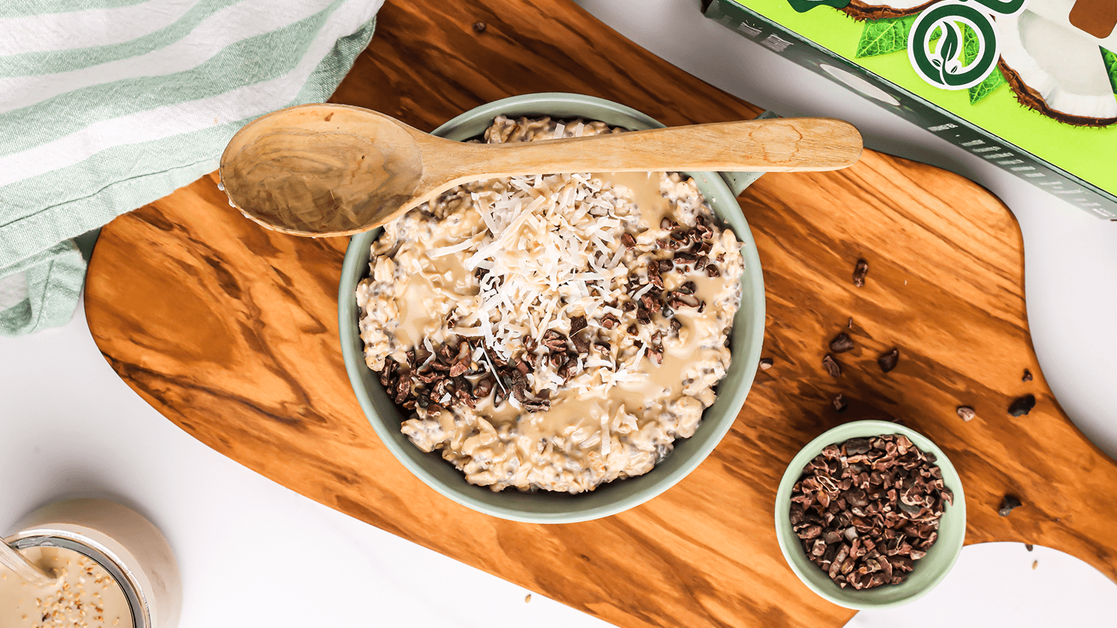 Tahini Coconut Overnight Oats Step 4